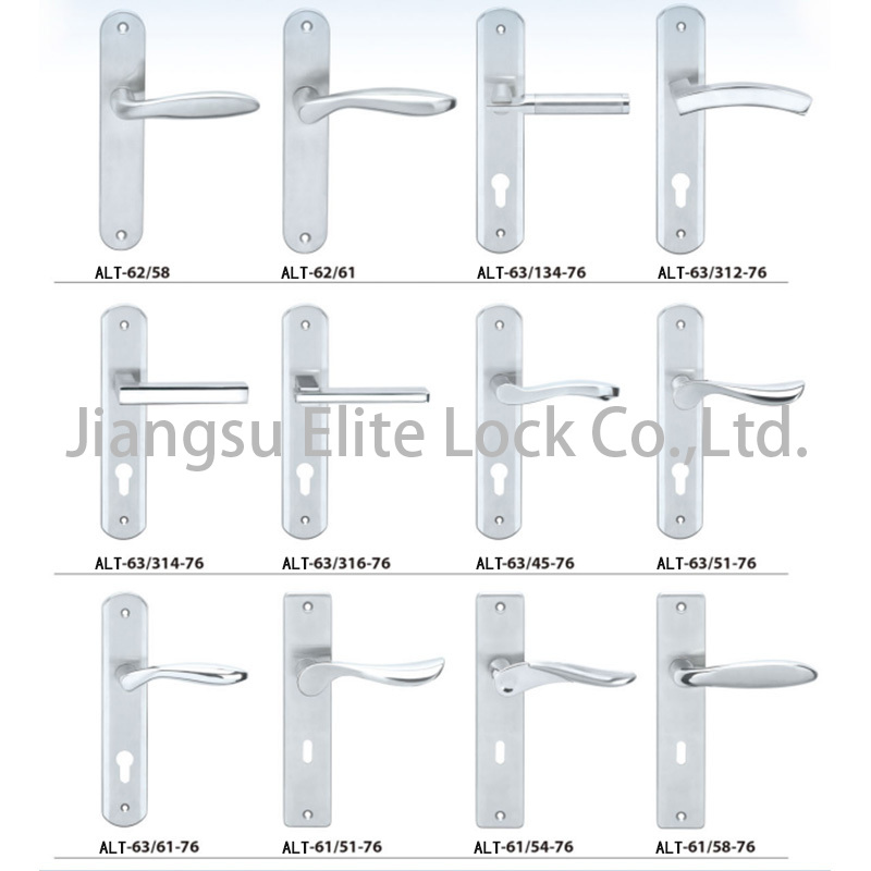 ALT003 Panel de hierro/manija de puerta de aleación de zinc