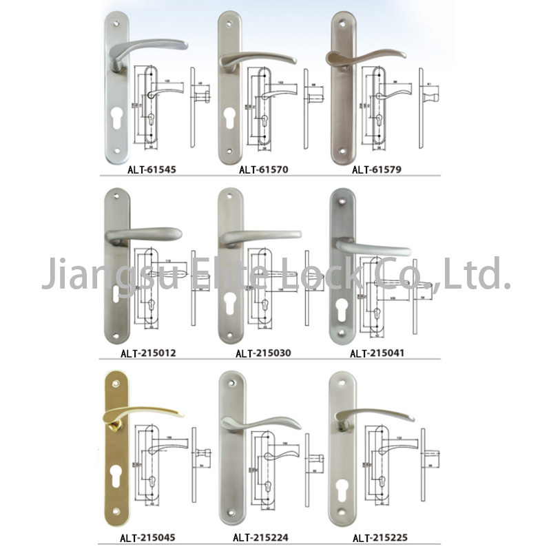 ALT002 ​​Tirador de puerta de panel de aluminio